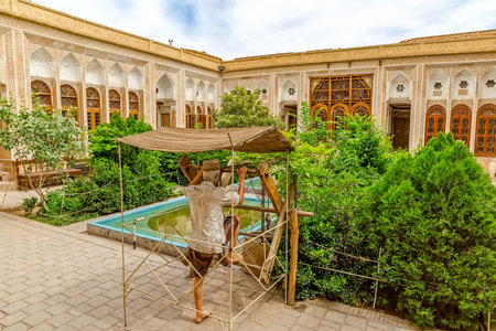 Water museum in Yazdのeditorial素材