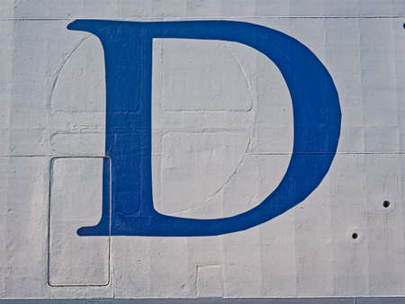 Letter on boatの写真素材