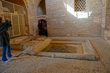 Isfahan Shah Mosque interiorのeditorial素材