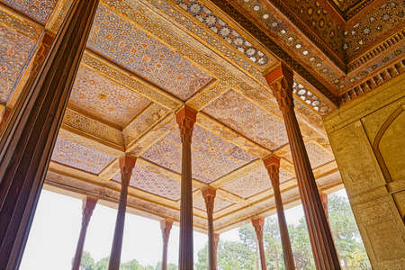 Chehel Sotoun ceilingのeditorial素材