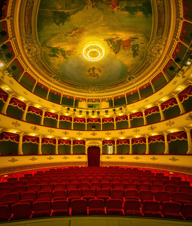 Croatian National Theatre in Sibenik old town
