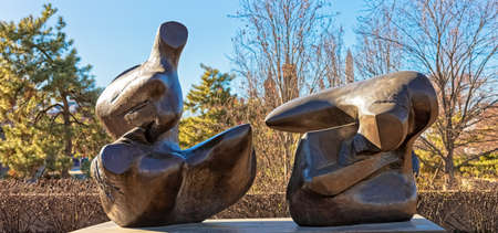 National Gallery of Art Sculpture public Garden Washington DCのeditorial素材