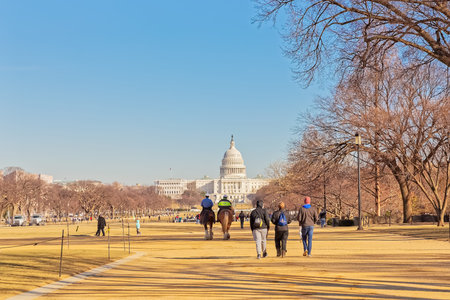 United States Capitol building in Washington DCのeditorial素材