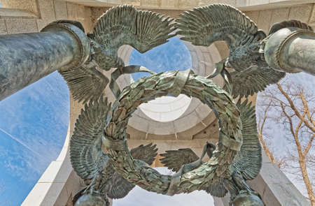 Pacific Arch World War II Memorial in Washington DCのeditorial素材