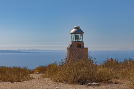 Faro de Sarande signaling light in Albania