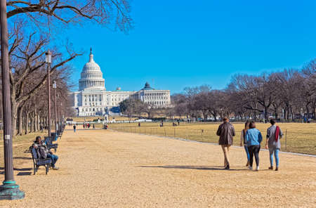 United States Capitol building in Washington DCのeditorial素材