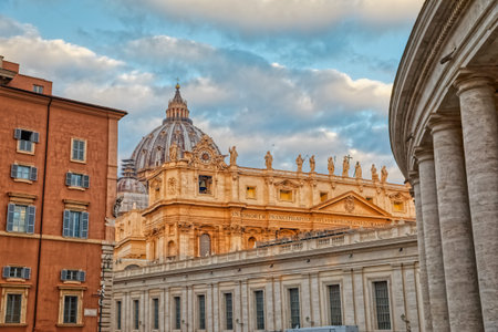 St. Peter square in Vatican