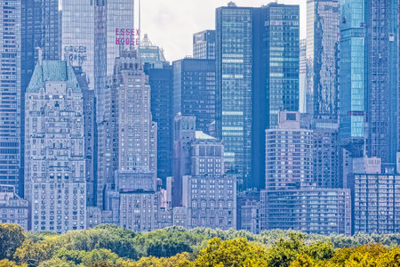 New York Midtown Manhattan panoramic view
