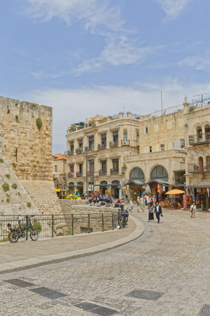 The Armenian Patriarchate street in Jerusalem