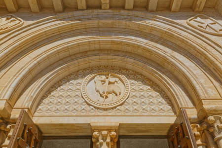 The Lutheran Church of the Redeemer in the old city of Jerusalemのeditorial素材