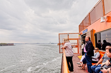 The Staten Island Ferry, New Yorkのeditorial素材