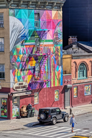 The Mural by Eduardo Kobra in New York