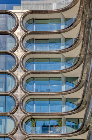 Zaha Hadid Building view from The High Line in New York