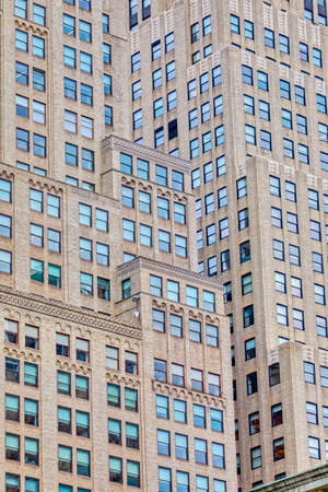 500 Fifth Avenue building detail in Bryant Park, New Yorkのeditorial素材