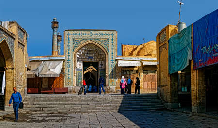 Isfahan Old Mosque entranceのeditorial素材