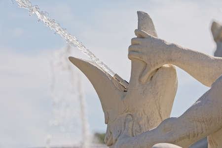 Stone statues in Belvedere gardens in Wien, Austriaのeditorial素材