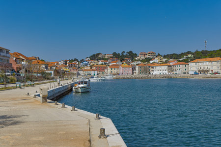 Sali small town port at Dugi Otok Croatia