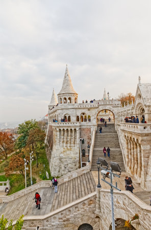 Fishermans Bastion in Budapestのeditorial素材