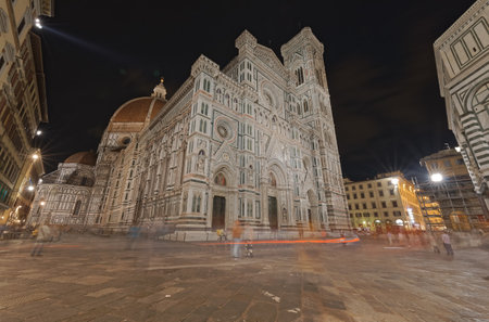 Duomo Cathedral of Santa Maria del Fiore in Florence Italyのeditorial素材