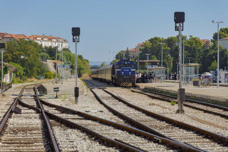 Train station Split Croatiaのeditorial素材