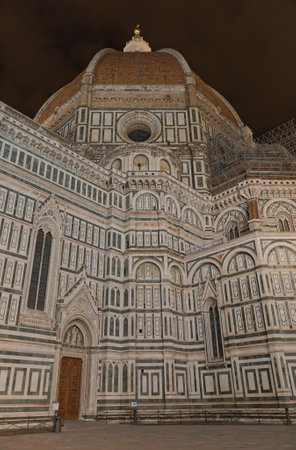 Duomo Cathedral of Santa Maria del Fiore in Florence Italyのeditorial素材