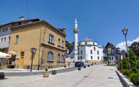Esma Sultana Mosque in Jajce, Bosnia and Herzegovinaのeditorial素材