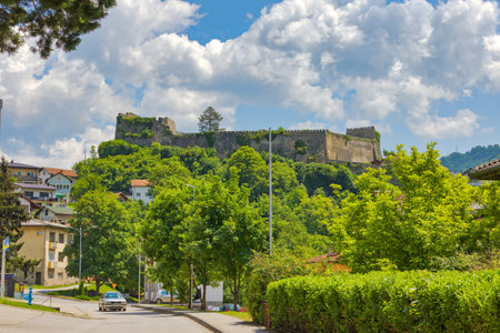 Jajce Fortress and Old Townのeditorial素材