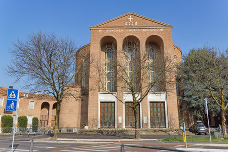 Prosdocimus of Padua church in Padua Italyのeditorial素材