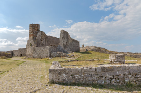 Ruins of Rosafa Fortress: A Tale of Church and Mosqueの写真素材