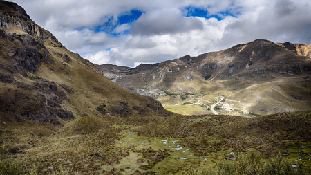 El Cajas National Park Nature Mountainsの写真素材