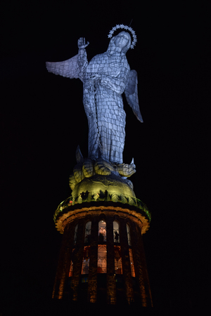 Virgen panesillo quito ecuadorの写真素材