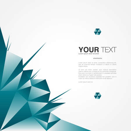 Poster design with your text, minimal abstract background, Eps 10 stock vector illustrationのイラスト素材