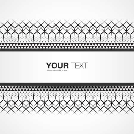 Text box design with detailed shadow and abstract backgroundのイラスト素材