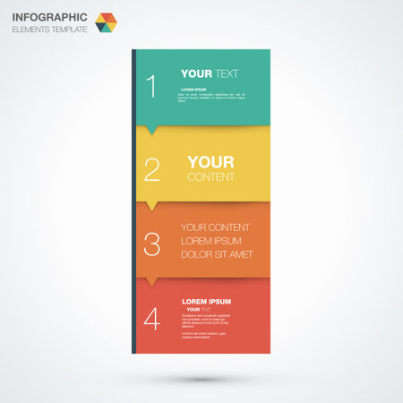 Infographic template with place for your content vector eps10のイラスト素材