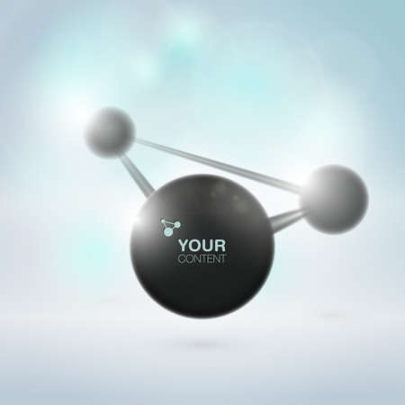 Vector Molecule Designのイラスト素材