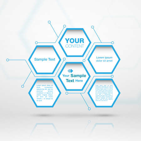 Hexagon Web Designのイラスト素材