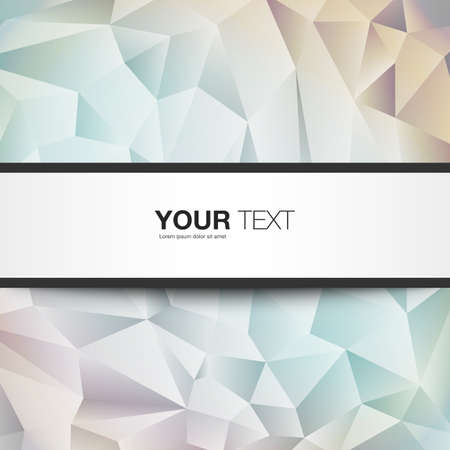 Text box design with detailed shadow and abstract creased paper backgroundのイラスト素材