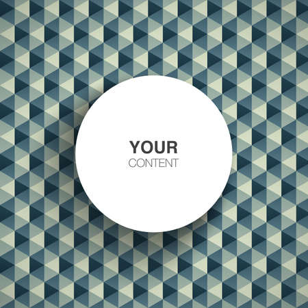 Text box design with shadow on abstract pattern background vector stock eps 10 illustrationのイラスト素材