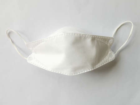 KF94 medical mask on white backgroundの写真素材