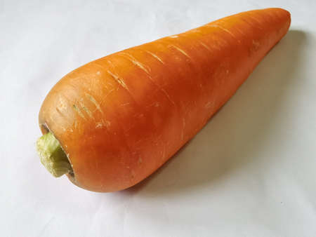 carrots on a white backgroundの写真素材