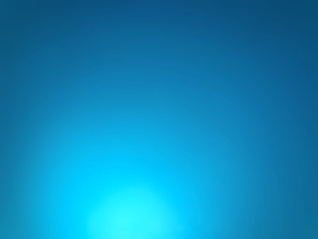 Abstract blue soft blur background with reflection in the middle for illustration