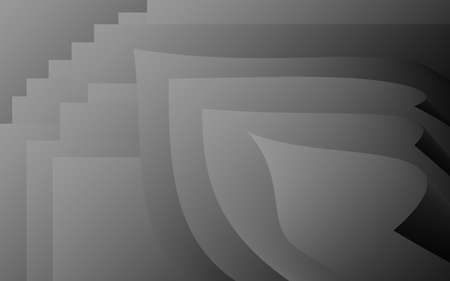 gray gradient polygon and curve shapes abstract background illustrationの写真素材