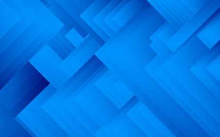 blue gradient overlapping square dimensional abstract background illustration