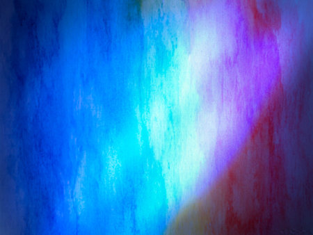 Abstract watercolor background. Blue, yellow, purple and blue colors.
