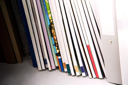 Open book, hardback books on wooden table. Back to school. Copy space.
