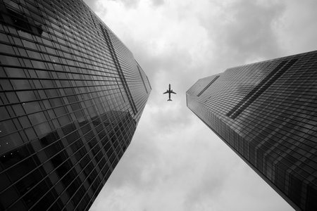 Skyscrapers and aircraft