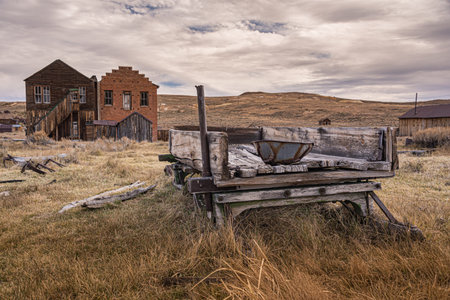 Bodie Ghost Town in sierra nevada of California