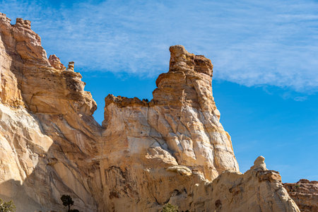 The cotonwood, road in Utah countryの写真素材
