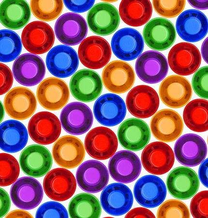 tops of colored highlighter pensの写真素材