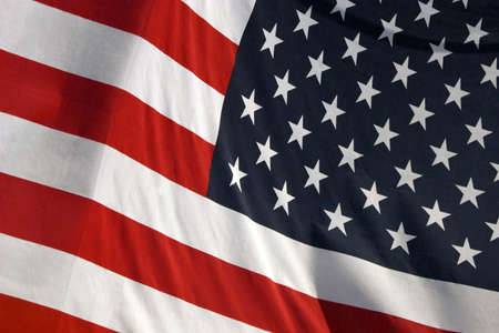 USA flag closeupの写真素材